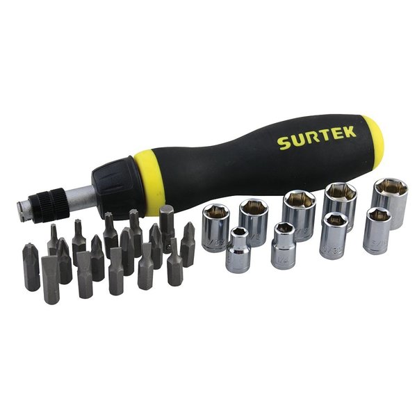 Surtek 26-Piece Interchangeable Bit Set and accessories JDP26